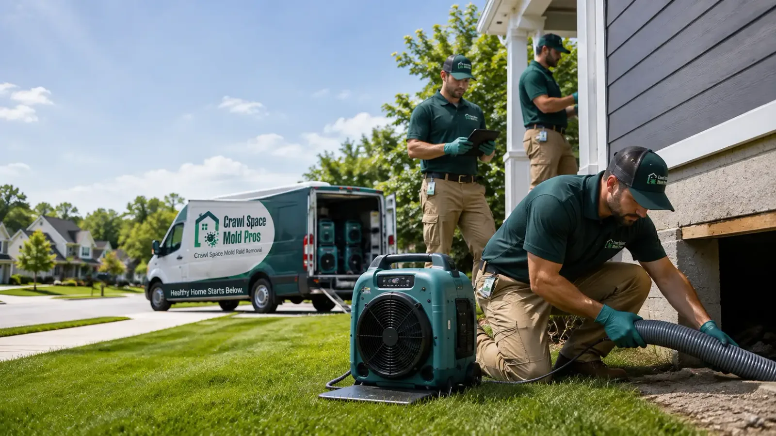 Crawl Space Mold Removal in Muncie, IN